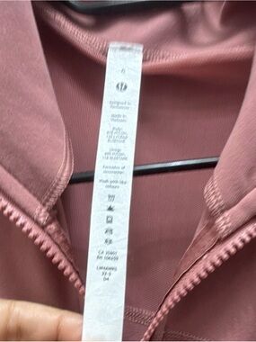 lululemon athletica Dusty Rose Zip-Up Hoodie
